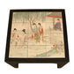 PAIR OF CHINESE STYLE INSET CERAMIC SIDE TABLES