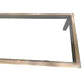 MASTERCRAFT STYLE VINTAGE METAL AND GLASS COFFEE TABLE