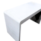 MID CENTURY MODERN KARL SPRINGER STYLE PAINTED LINEN CONSOLE WITH DRAWERS