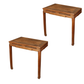 PAIR OF ASIAN OAK WALL CONSOLES
