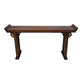 CHINESE HARDWOOD ALTAR TABLE, MING DYNASTY STYLE WITH FRETWORK