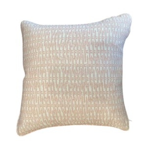 PALE PINK AND WHITE PILLOW