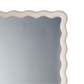PERUGIA IVORY SCALLOPED MIRROR