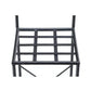 SET OF TWELVE FRENCH IRON X BACK CHAIRS