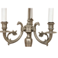 ANTIQUE SILVER TOLE BOUILLOTTE LAMP