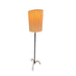 PATINATED BLACK METAL STANDING LAMP