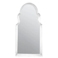 PAIR OF WHITE PAINTED ARCH TOP MIRRORS