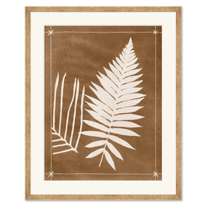 SEPIA FERN PRINT