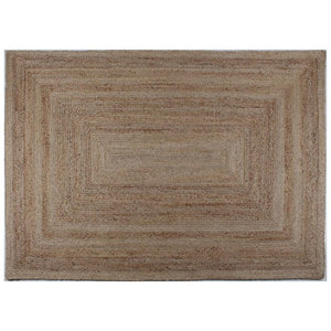 HAND WOVEN NATURAL JUTE AREA RUG