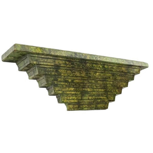 GREEN FAUX TORTOISE WALL BRACKET OR CONSOLE