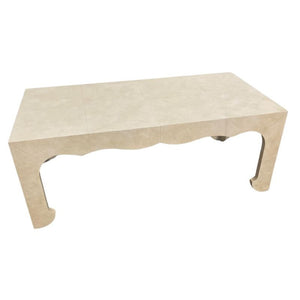 VELLUM SCALLOPED APRON COCKTAIL TABLE