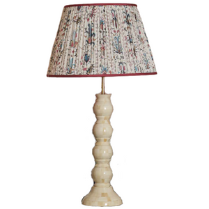 BOBBLE SILHOUETTE BONE INLAY TABLE LAMP