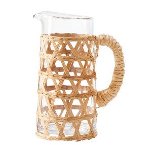 LATTICE WOVEN PITCHER