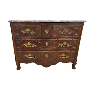 FRENCH COMMODE WITH MARBLE TOP