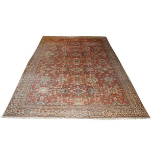 VERY FINE ANTIQUE PERSIAN SERAPI HERIZ CARPET