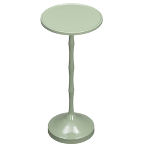 HIGH-GLOSS ROUND PEDESTAL DRINKS TABLE