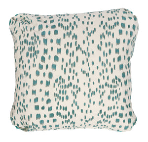 TURQUOISE BRUNSCHWIG & FILS LES TOUCHES PILLOW