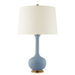 CHRISTOPHER SPITZMILLER FOR CIRCA LIGHTING BLUE TABLE LAMP