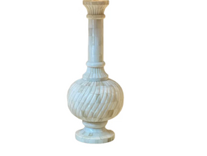 SWIRL BONE INLAY LAMP