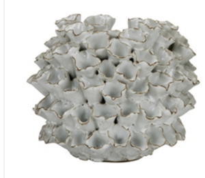 SMALL WHITE CORAL VASE