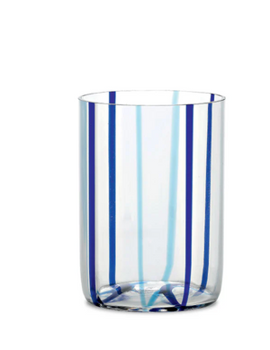 SET OF 6 AQUAMARINE/ BLUE GLASSES