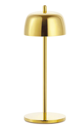 ROUND TOP RECHAREAGBLE BATTERY OPERATED POLISHED GOLD