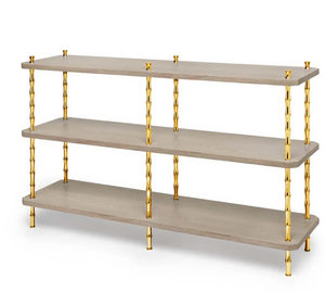 FREDDIE CONSOLE TABLE/CERUSED OAK