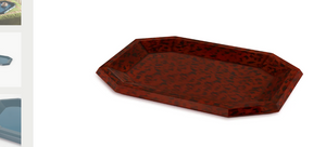 SMALL JACQUES TRAY/TORTOISE