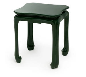 CHINOISERIE TABLE/GREEN OAK