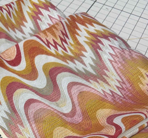 FLAME STITCH THROW PILLOW