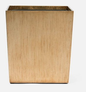 GOLD LEAF WASTEPAPER BASKET