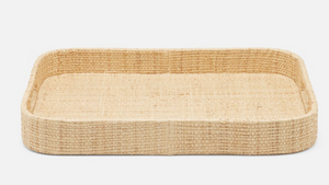 RAFFIA RECTANGULAR TRAY