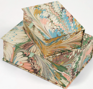 HAND MARBLED BOX
