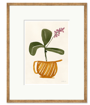 HABLE CATTLEYA FLOWER PAINTING