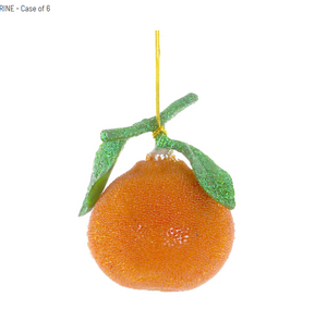 BEADED TANGERINE ORNAMENT