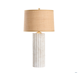REED LAMP ANTIQUE IVORY