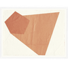 FRAMED GEOMETRIC COLOR STUDY SERIES - TANGERINE