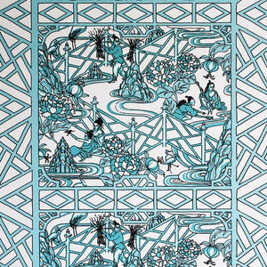 ORIENTAL PASTORALE WALLPAPER SAMPLE