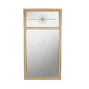 CONTEMPORARY MIRROR WITH STARBURST MOTIF