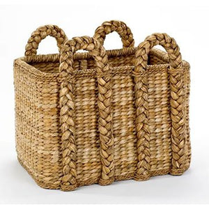 LARGE DOUBLE HANDLE RUSH BASKET