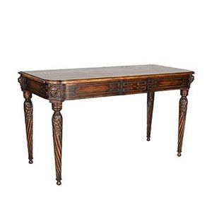 GEORGE IV STYLE CARVED OAK CONSOLE TABLE