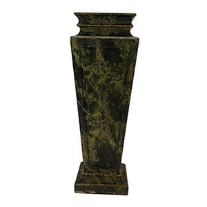 FAUX GREEN MARBLE REGENCY PEDESTAL