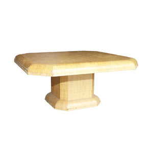 VINTAGE KARL SPRINGER STYLE COCKTAIL TABLE WITH RAISING MECHANISM