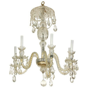 WINSTON CRYSTAL CHANDELIER, CIRCA 1940'S