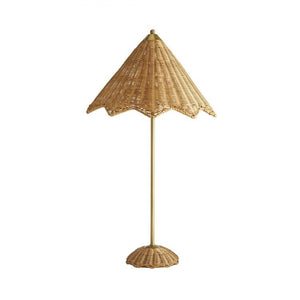 PARASOL WICKER TABLE LAMP