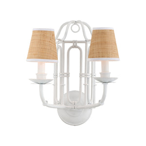 PAVILION  SCONCE ANTIQUE WHITE