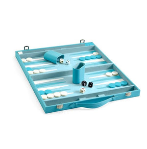 AQUA BACKGAMMON SET