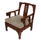 A PAIR OF ASIAN CARVED HARDWOOD CHAIRS