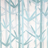 BAMBOO GARDEN WALLPAPER - AQUA ON WHITE