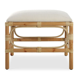 SMALL LAGUNA BENCH WITH UPHOLSTERED SEAT